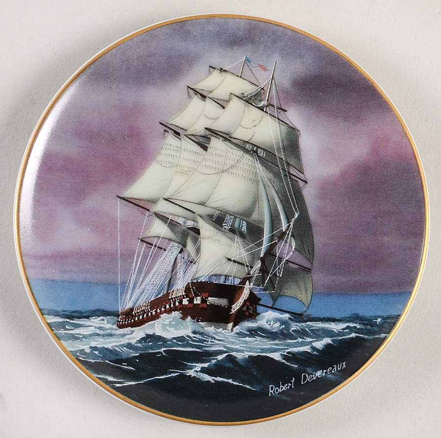 Great American Sailing Ships-Mini Constitution - No Box by Danbury Mint-1