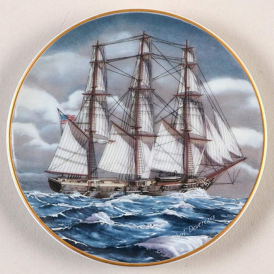 Great American Sailing Ships-Mini Ann McKim - No Box by Danbury Mint-1