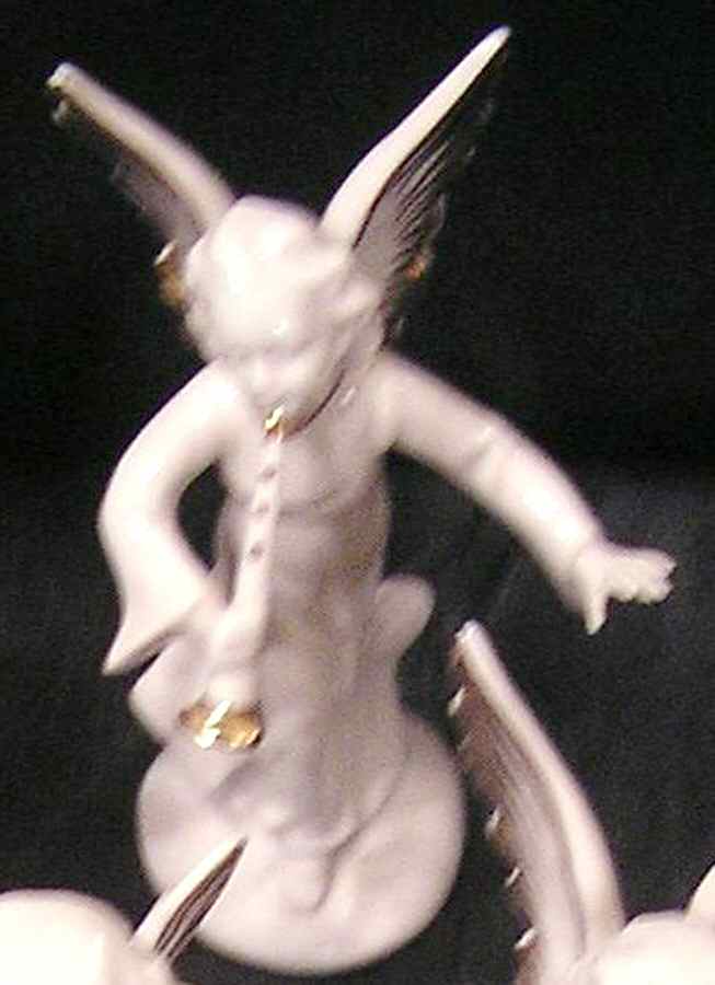 Angel Musicians-Gold Angel With Trumpet - No Box by Dresden (German)-1