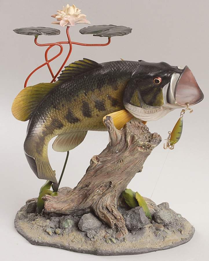 Freshwater Trophies Backwater Bass - Boxed by Danbury Mint-1