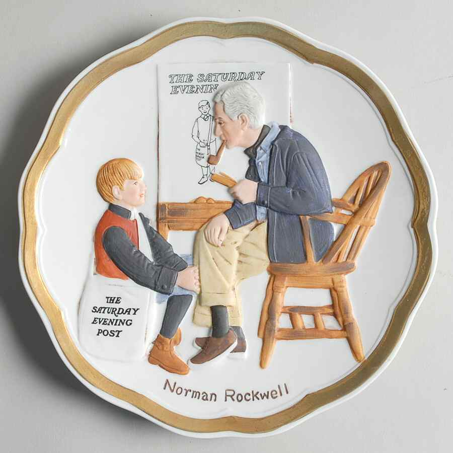 Norman Rockwell II Visit With Norman Rockwell - Boxed by Dave Grossman-1