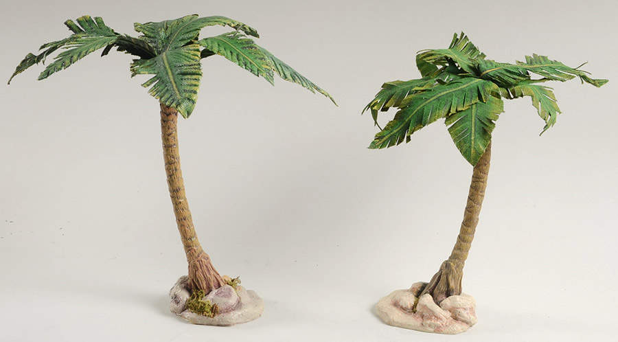 Neapolitan Nativity Palm Tree Set Of 2 - Boxed by Department 56-1