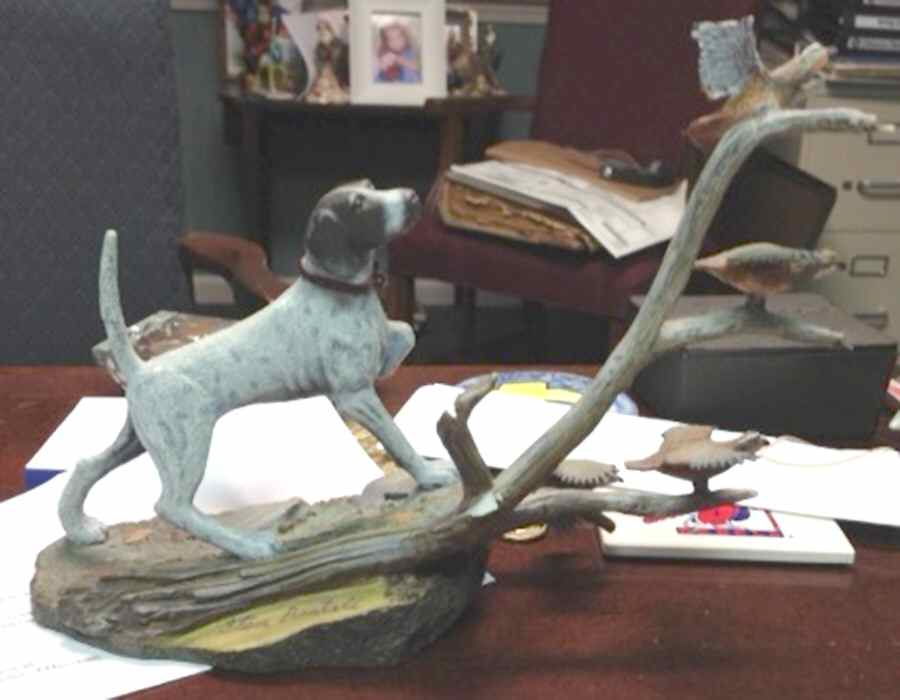 Dogs in the Field Covey Rise - No Box by Danbury Mint-1