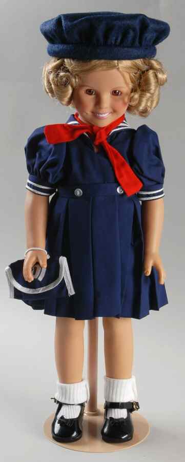 Shirley Temple Dress Up Doll Poor Little Rich Girl-Doll - With Box by Danbury Mint-1