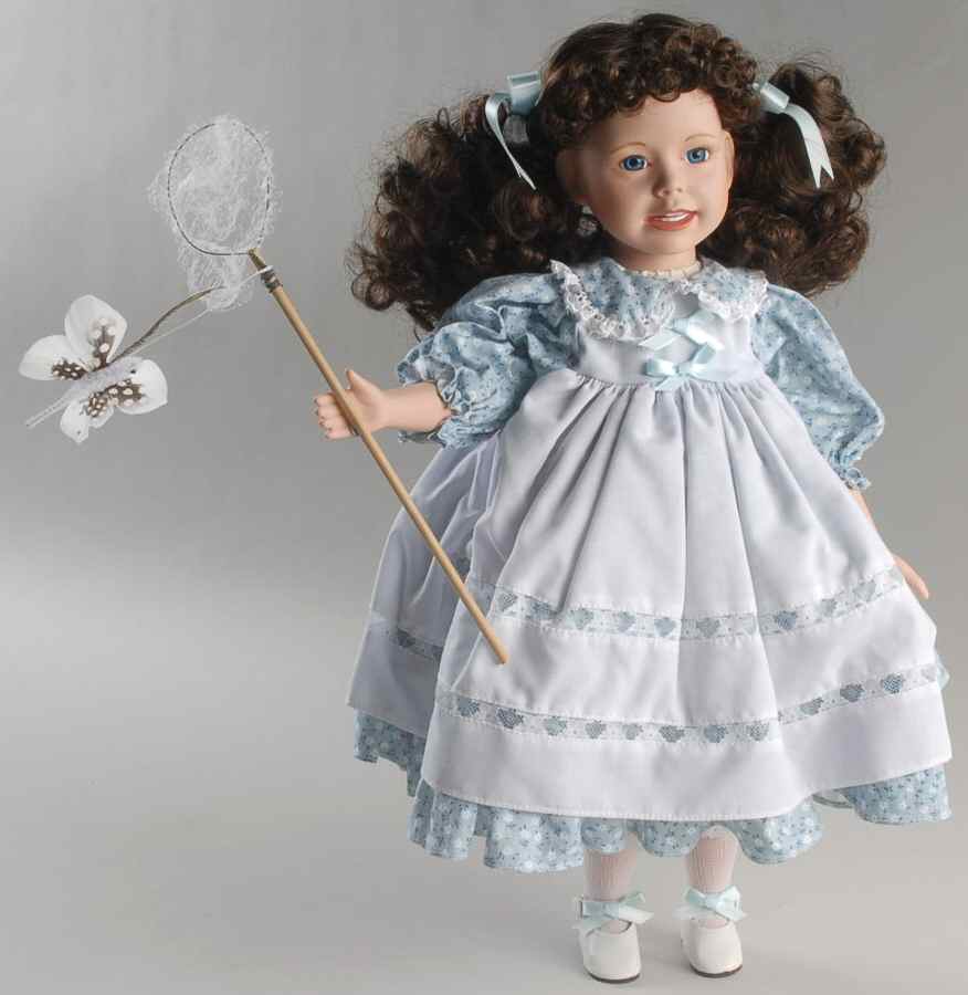 Delton Product Doll Girl With Butterfly And Net - No Box by Delton Product Corp.-1