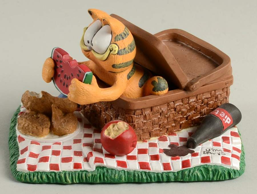 Garfield America's Favorite Cat The Gourmet - No Box by Danbury Mint-1