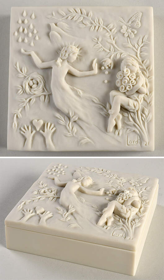 Willow Tree Keepsake Box A Healing Wish - No Box by Demdaco-1