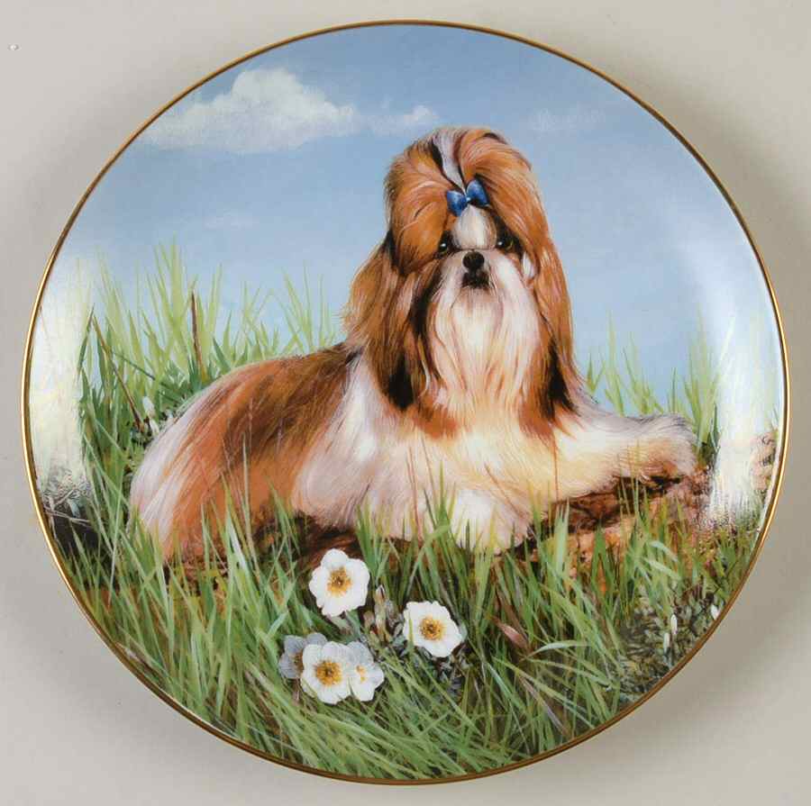 Shih Tzu Royal View - No Box by Danbury Mint-1