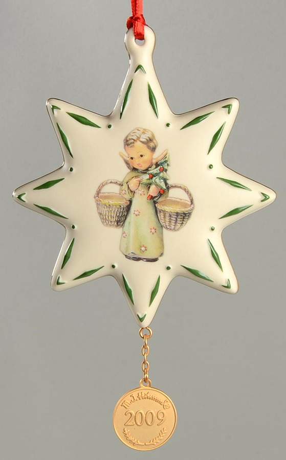M I Hummel Annual Ornament Christmas Angel - No Box by Danbury Mint-1