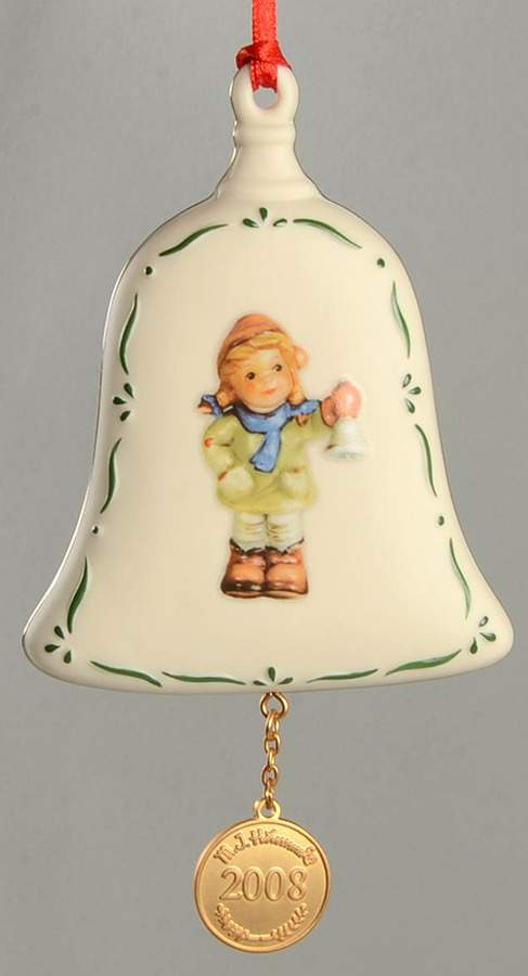 M I Hummel Annual Ornament Ring In A New Season - Boxed by Danbury Mint-1