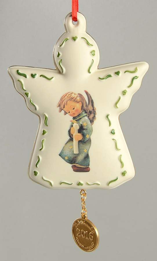 M I Hummel Annual Ornament Heavenly Angel - Boxed by Danbury Mint-1