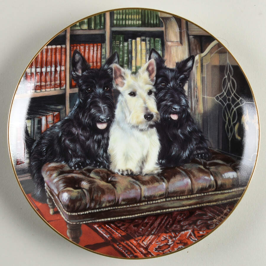 Scottish Terriers Triple Treat - No Box by Danbury Mint-1