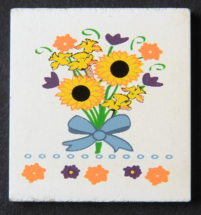 Dachshund Perpetual Calendar Mother's Day Tile - No Box by Danbury Mint-1