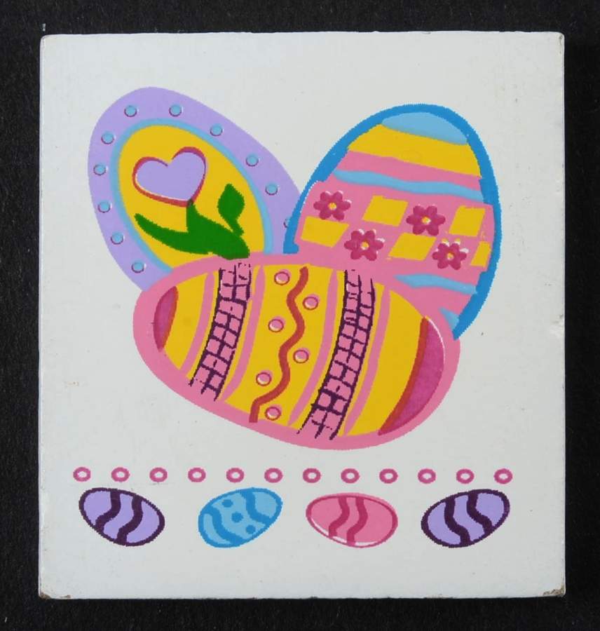 Dachshund Perpetual Calendar Easter Tile - No Box by Danbury Mint-1