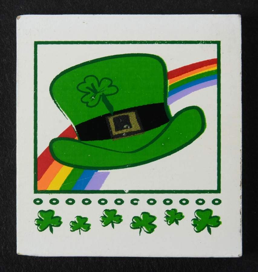 Dachshund Perpetual Calendar St Patrick's Day Tile - No Box by Danbury Mint-1