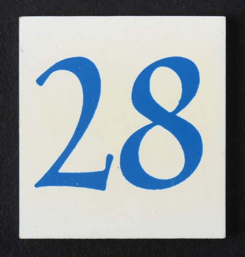 Dachshund Perpetual Calendar # 28 Tile - No Box by Danbury Mint-1