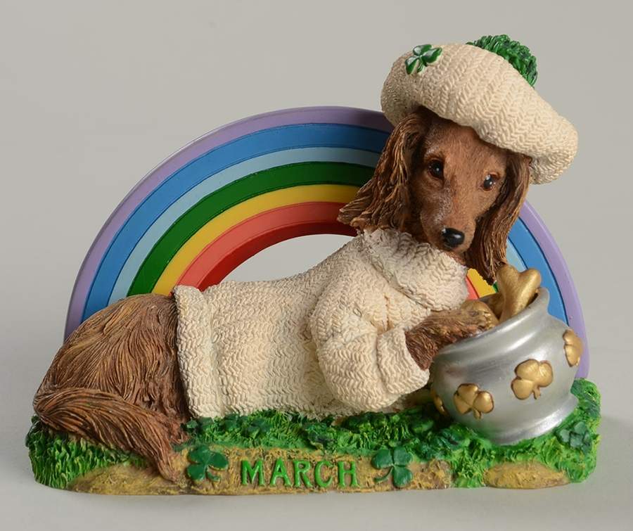 Dachshund Perpetual Calendar March - No Box by Danbury Mint-1