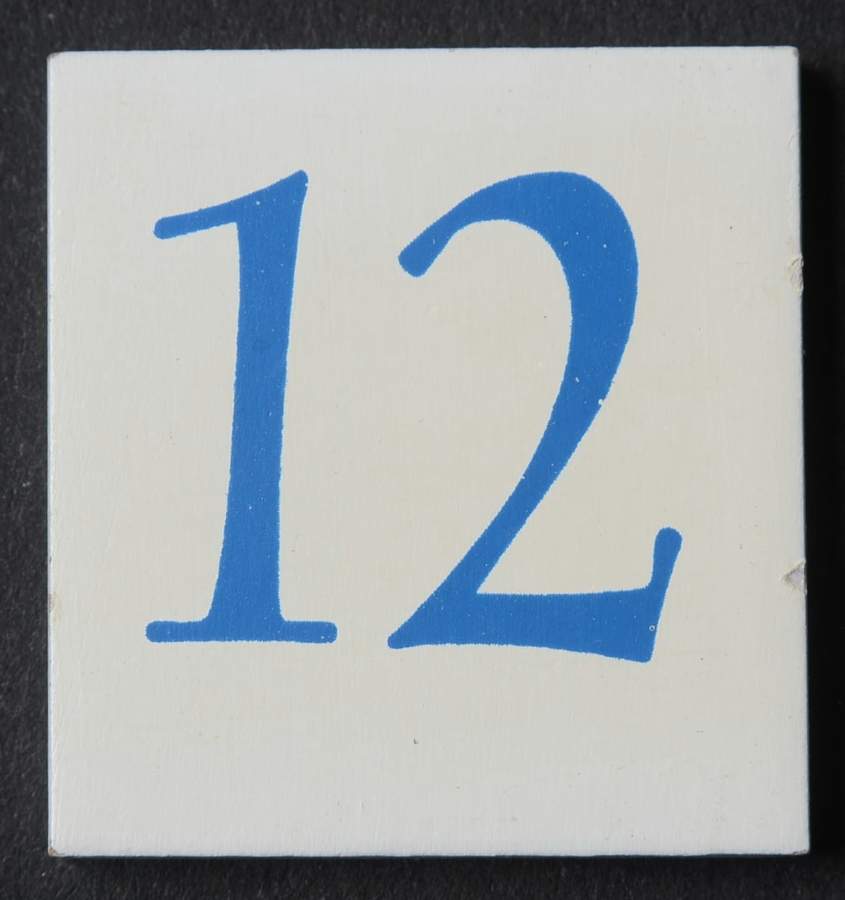 Dachshund Perpetual Calendar #12 Tile - No Box by Danbury Mint-1