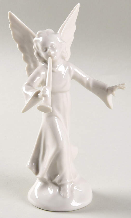 Angel Musicians #6 Angel With Horn - No Box by Dresden (German)-1