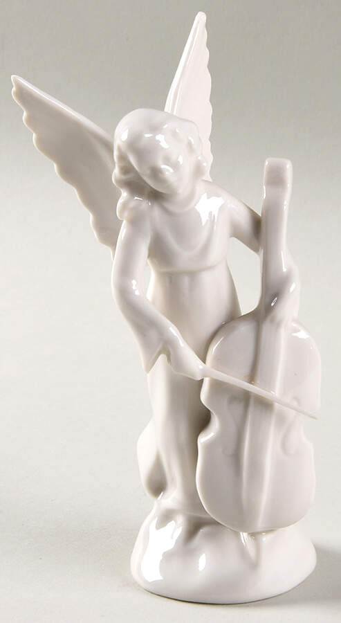 Angel Musicians #6 Angel With Bass - No Box by Dresden (German)-1