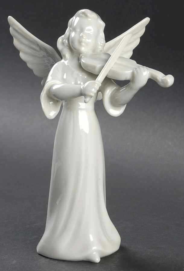 Angel Musicians #7 Angel With Violin - No Box by Dresden (German)-1