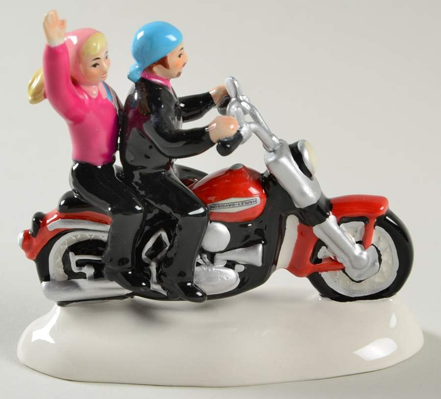 Harley Davidson Always A Fun Time On A Harley - Boxed by Department 56-1