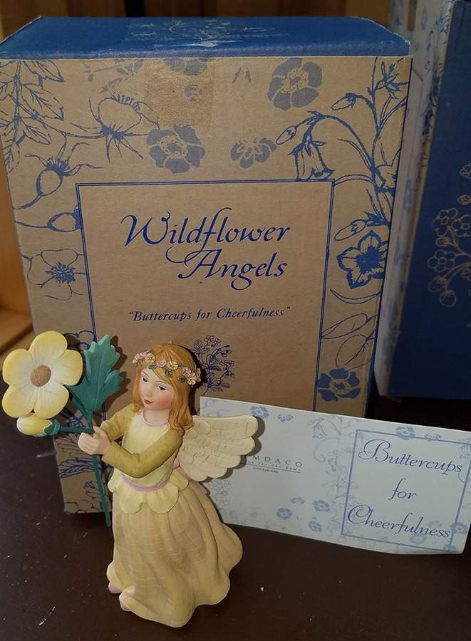 Wildflower Angels Buttercups For Cheerfulness - Boxed by Demdaco-1