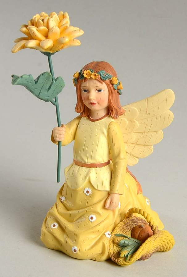 Wildflower Angels Chrysanthemums For November - No Box by Demdaco-1