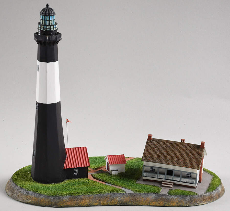 Lighthouse Collection Tybee Island, Georgia - Boxed by Danbury Mint-1