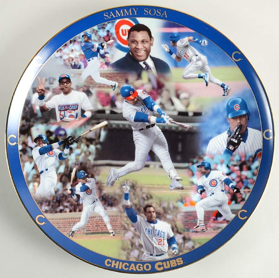 Major League Baseball Sammy Sosa Chicago Cubs - No Box by Danbury Mint-1