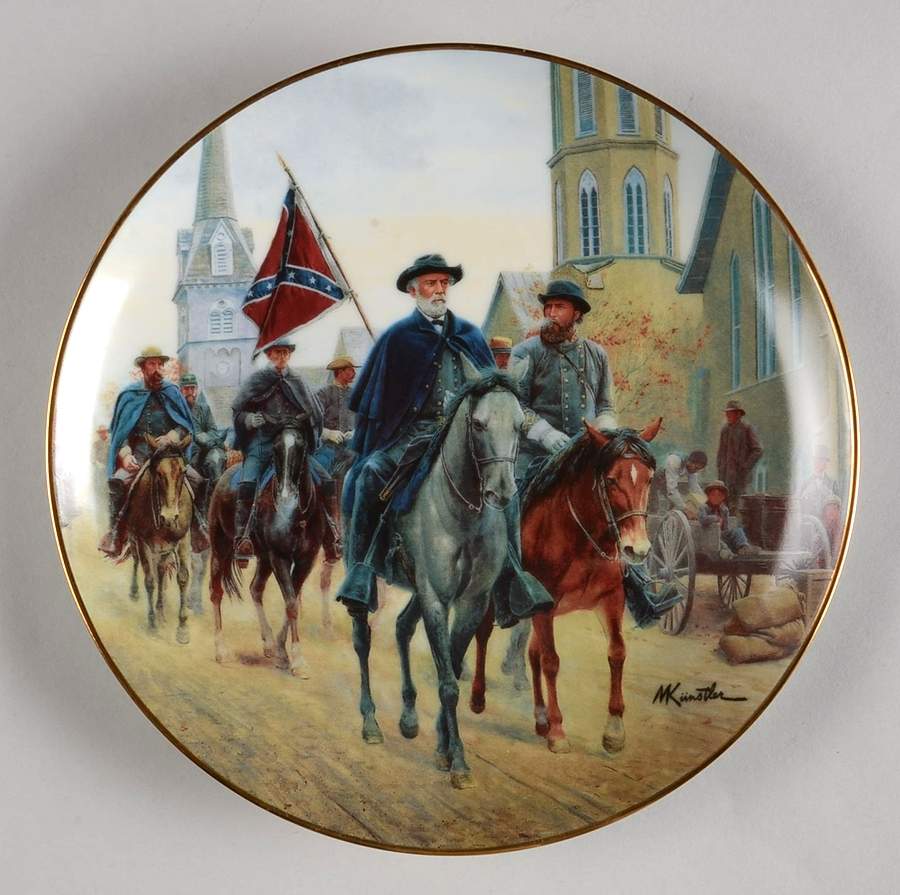 Jackson and Lee: Legends in Gray Lee At Fredericksburg - No Box by Danbury Mint-1