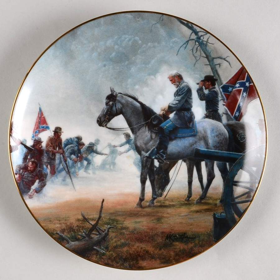 Jackson and Lee: Legends in Gray It's All My Fault - No Box by Danbury Mint-1