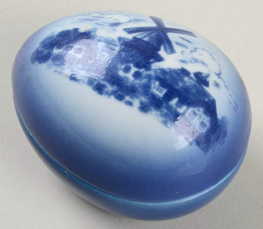 Great Porcelain Houses Egg Box Bareuther - No Box by Danbury Mint-1
