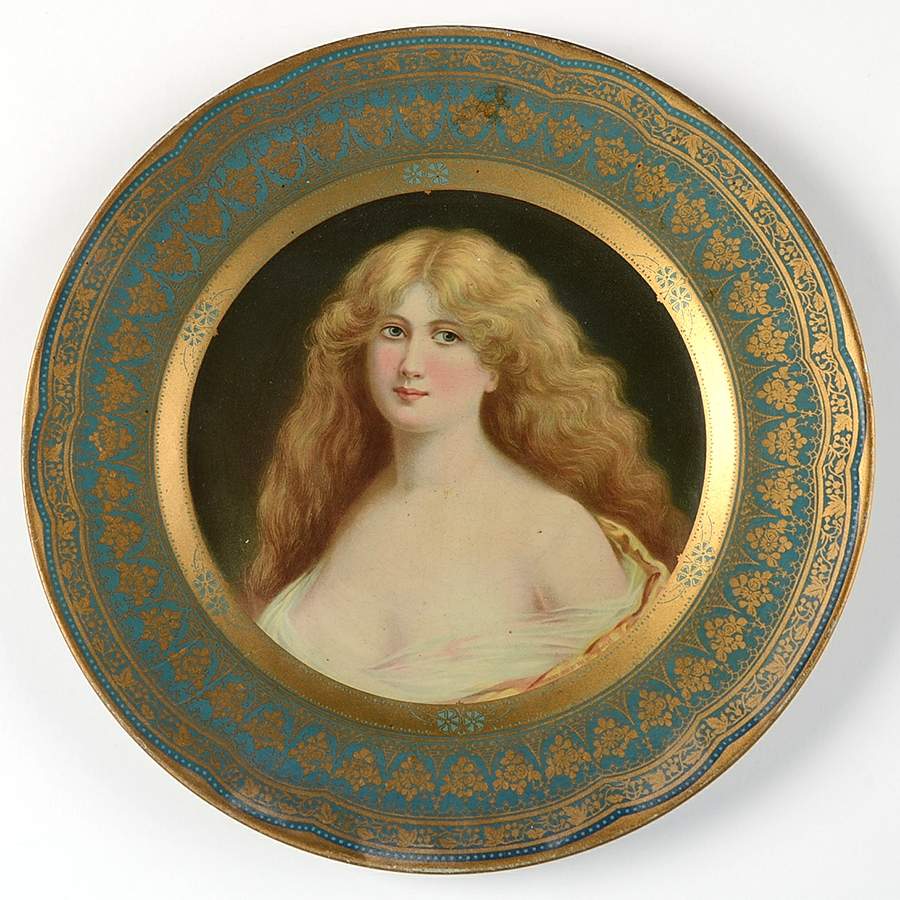 Tin Plates By Dresden Arts Teresa - No Box by Dresden Art Plates-1