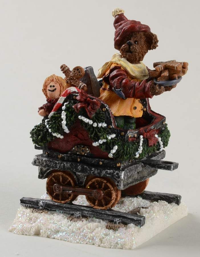 Boyds Bears Christmas Train Cookie Car - No Box by Danbury Mint-1