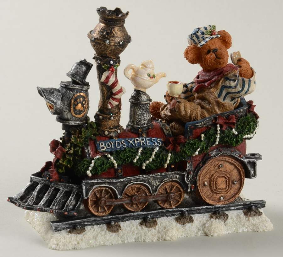 Boyds Bears Christmas Train Boyds Xpress - No Box by Danbury Mint-1