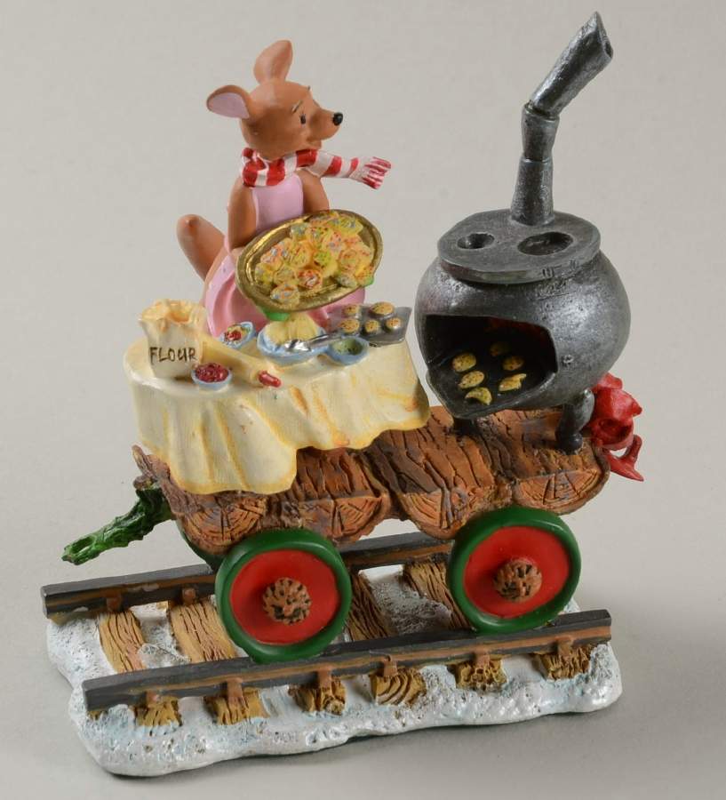 Pooh's Express Christmas Train Kanga - No Box by Danbury Mint-1