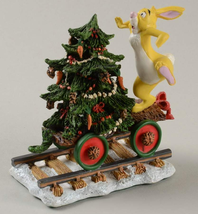 Pooh's Express Christmas Train Rabbit - No Box by Danbury Mint-1