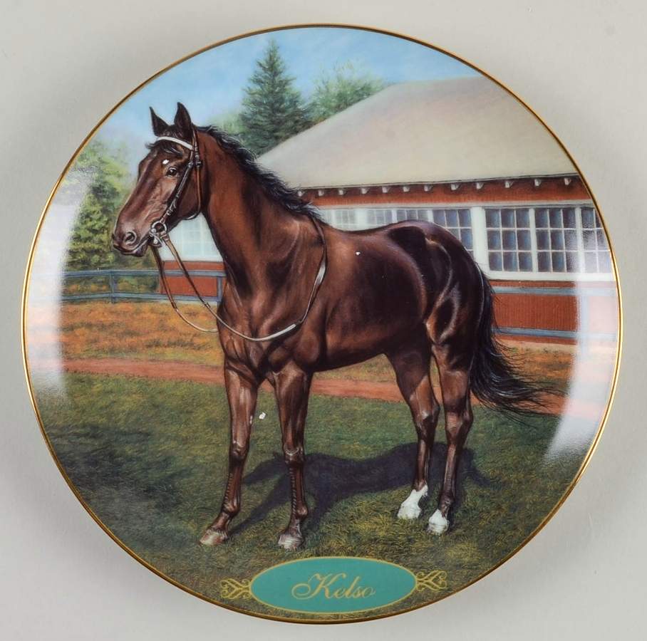 Legendary Racehorses Kelso - No Box by Danbury Mint-1
