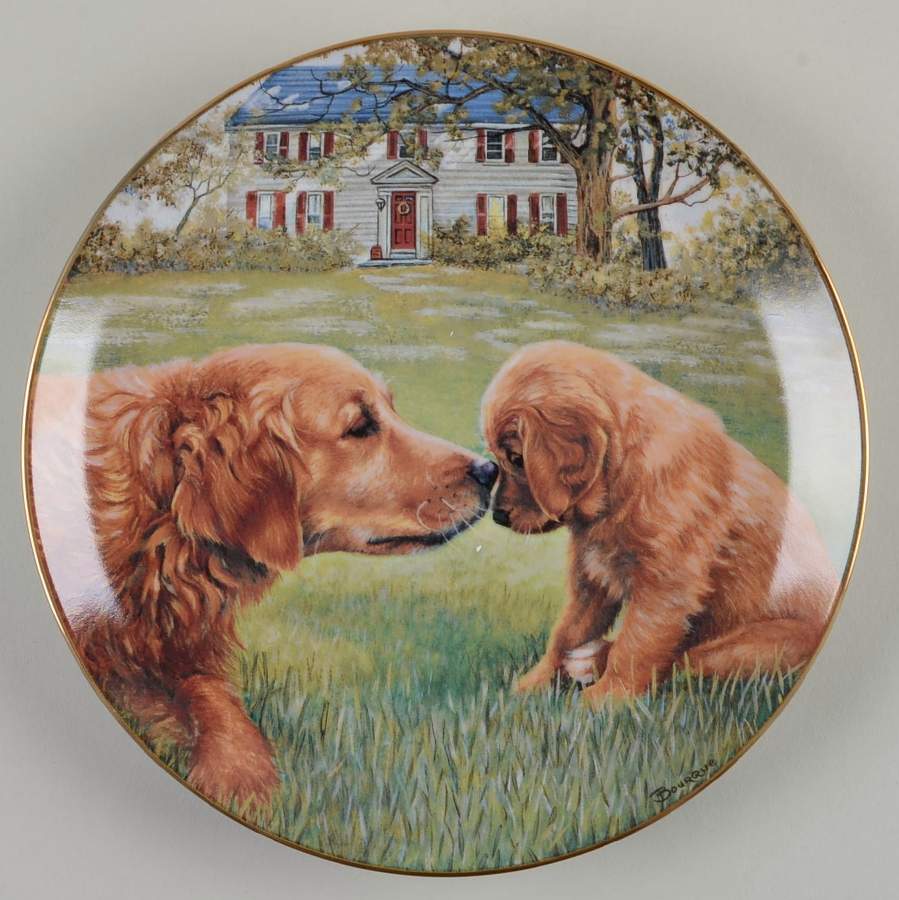 Golden Retrievers Golden Moment - No Box by Danbury Mint-1