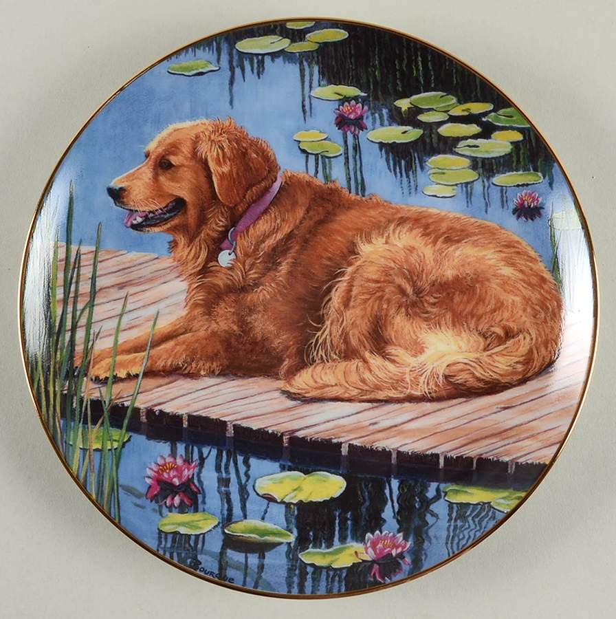 Golden Retrievers Dockside Retriever - No Box by Danbury Mint-1
