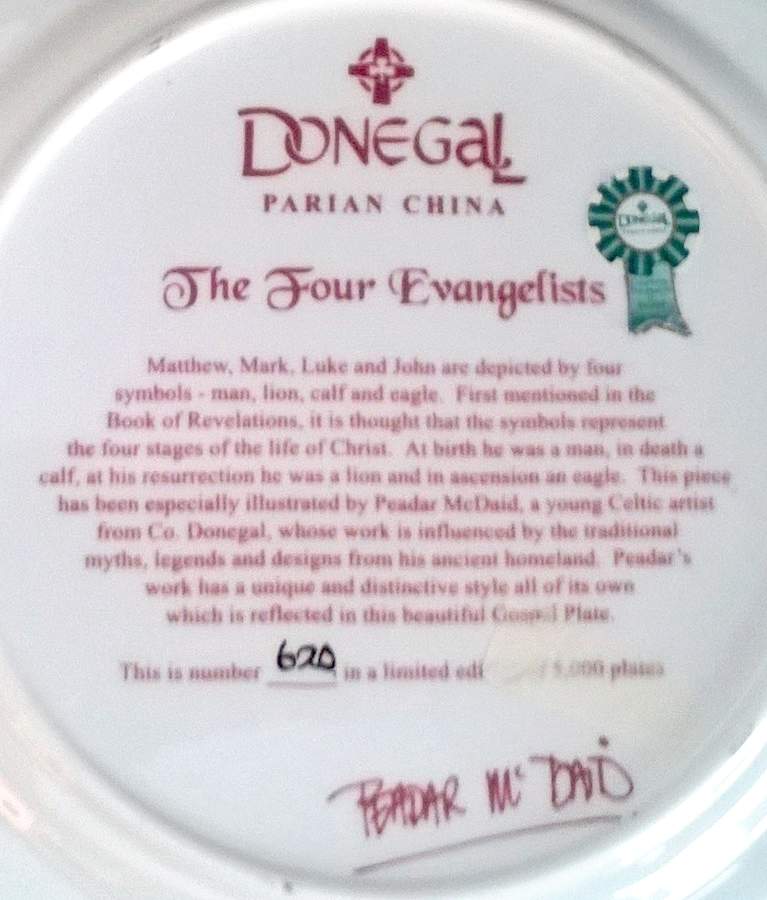 The Four Evangelists Luke - No Box by Donegal Parian-1