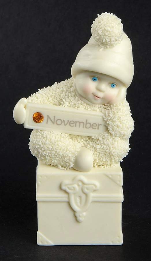 A Smile To Treasure Always November - No Box by Department 56-1