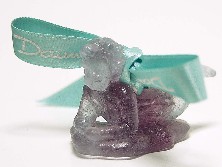 Angel Ornaments Cherub On Cloud-Purple - Boxed by Daum-1