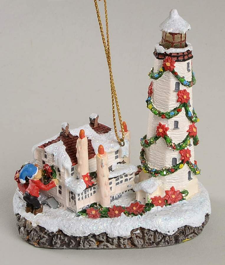 Christmas Lighthouse Ornaments Sandy Hook, New Jersey - No Box by Danbury Mint-1