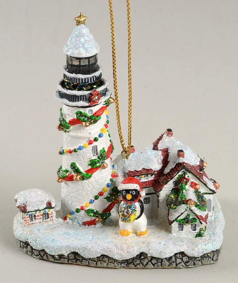 Christmas Lighthouse Ornaments Portland Head, Maine - No Box by Danbury Mint-1