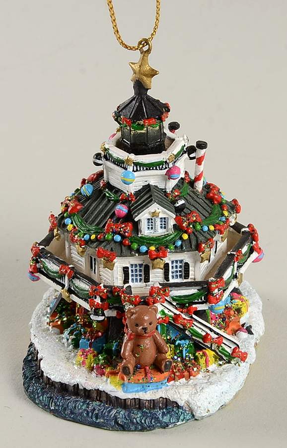 Christmas Lighthouse Ornaments Hooper Strait Light, St. Michaels, Md - No Box by Danbury Mint-1