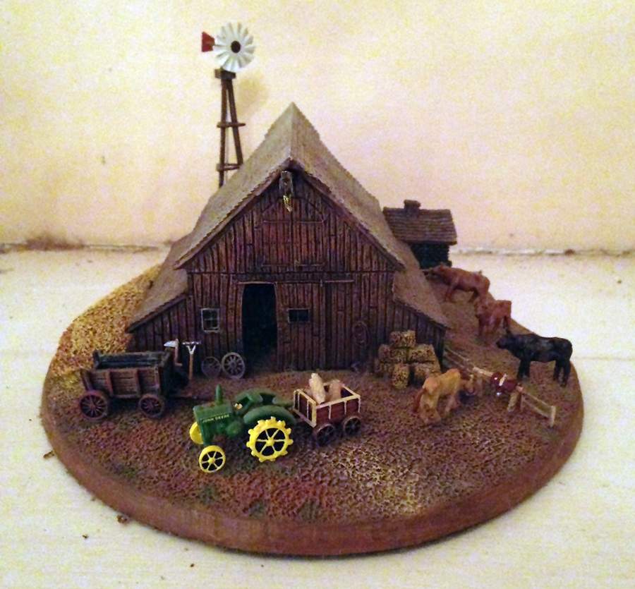 John Deere Prairie Barn - No Box by Danbury Mint-1