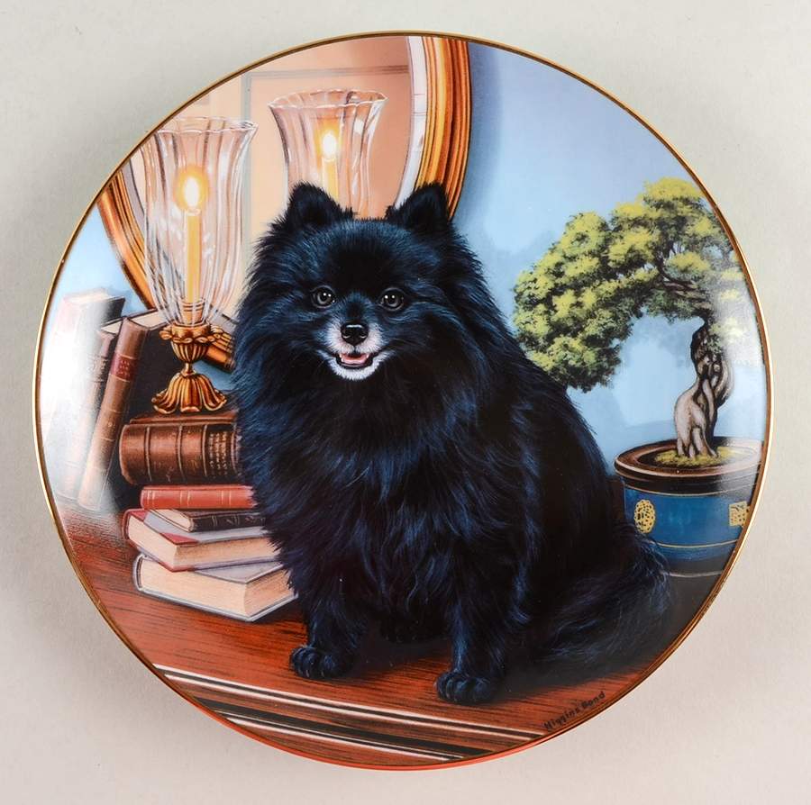 Pomeranians Reading Companion - No Box by Danbury Mint-1