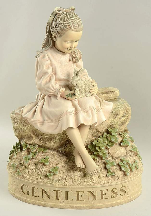 Vintage Virtues Gentleness Girl-Large - No Box by Demdaco-1